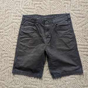 Prana Men’s Black Jean Shorts, Size 36 Waist